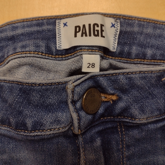 Paige Verdugo Ankle Distressed Jeans Size 28 - Picture 10 of 11